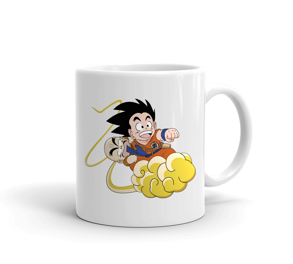 Goku y Krilin (nube) - Misia Bonita - Dragon Ball Goku Krilin